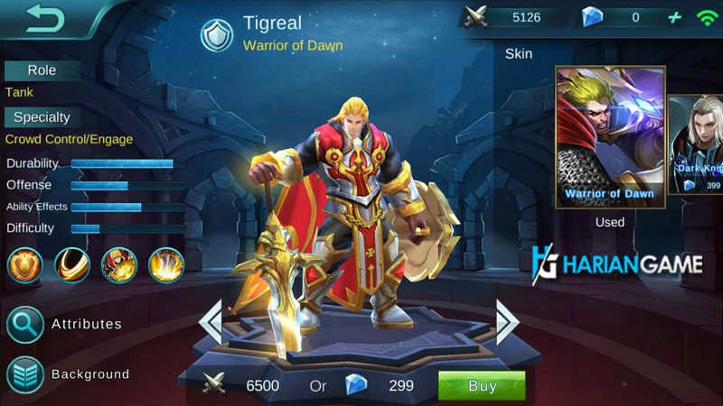 Guide Hero Tigreal Mobile Legends