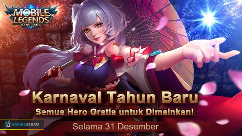 Tanggal 31 Desember Semua Hero Mobile Legends Gratis untuk Dimainkan