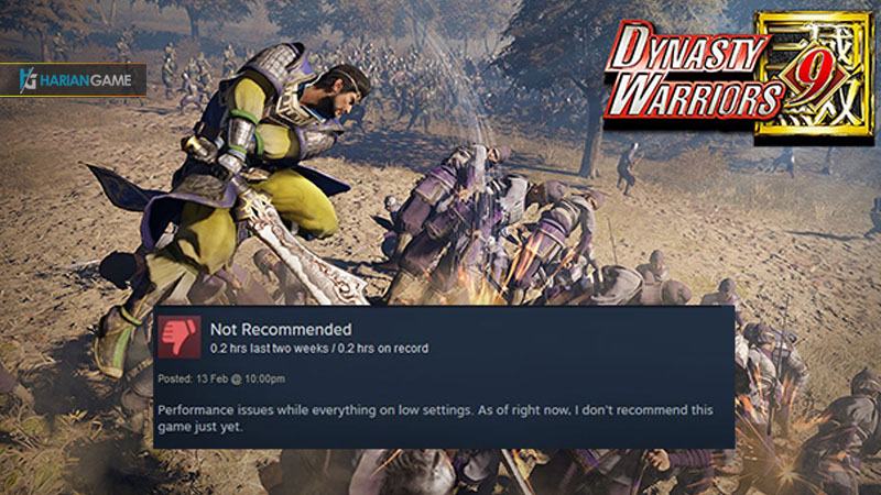 Game Dynasty Warriors 9 Banyak Dibanjiri Review Negatif Disteam