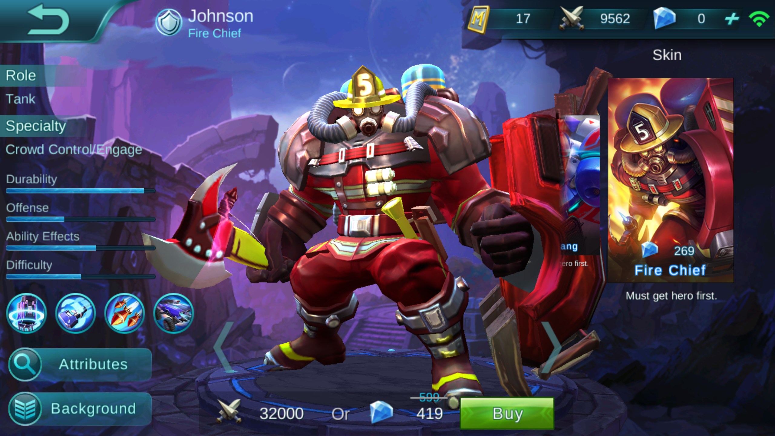 750 Gambar Hero Johnson Mobile Legends Terbaru