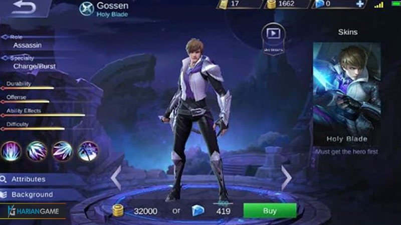 Inilah Review Hero Baru Gossen Mobile Legends