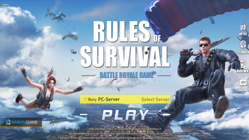 Game Mobile Rules of Survival Memperbarui Update Mode Frame Rate Yang Tinggi