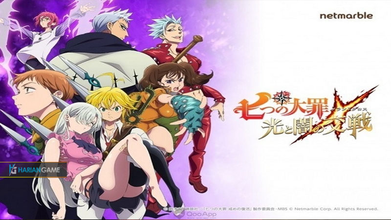 Game Mobile RPG Adaptasi Dari Anime The Seven Deadly Sins Resmi Diumumkan