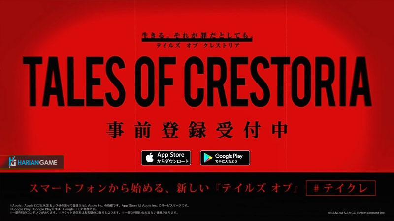 Inilah Game Mobile Tales of Crestoria Terbaru Dari Bandai Namco